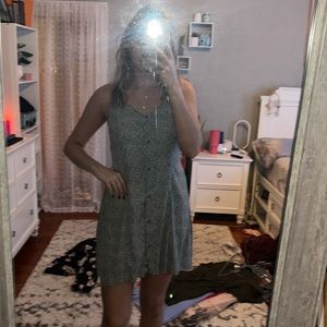 sienna sky button up leopard print dress